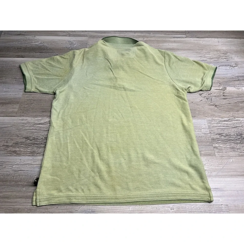 Tommy Bahama Polo Shirt Beach‎ Casual Golf Fishing Light Green Mens Size Medium